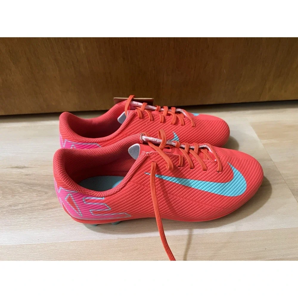 NEW Nike JR Vapor 16 Club FG/MG Ember Glow Kids Youth Soccer FQ8286-800 5Y‎